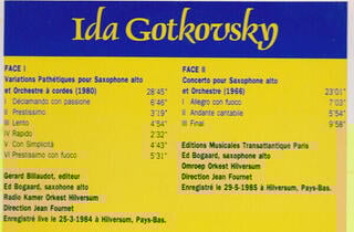 Вінілові платівки Ida Gotkovsky - Variations Pathétiques (12" Vinyl) - 2