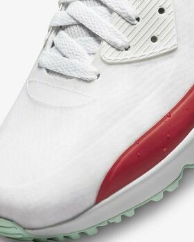 Calçado de golfe para homem Nike Air Max 90 G NRG U22 Golf Shoes Summit White/Dark Marina Blue/Red Clay 44 - 5