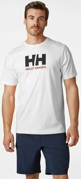 T-Shirt Helly Hansen Men's HH Logo T-Shirt White 5XL - 3