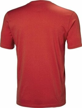 T-Shirt Helly Hansen Men's HH Logo T-Shirt Red/White 5XL - 2