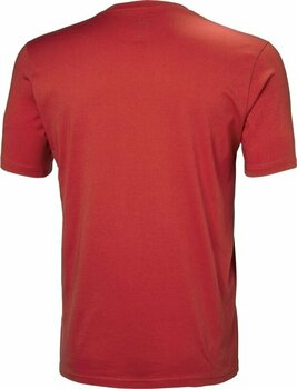 Camisa Helly Hansen Men's HH Logo Camisa Red/White 5XL - 2