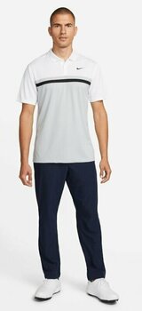 Polo košeľa Nike Dri-Fit Victory Color-Blocked Mens Polo Shirt White/Light Smoke Grey/Black/Black 2XL Polo košeľa - 4