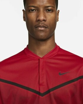 Polo Shirt Nike Dri-Fit Tiger Woods Advantage Blade Mens Polo Shirt Gym Red/Black 2XL - 3