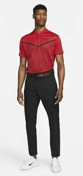 Polo Shirt Nike Dri-Fit Tiger Woods Advantage Blade Mens Polo Shirt Gym Red/Black 2XL - 7