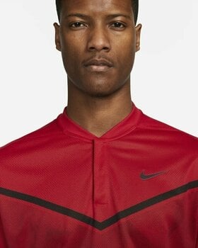Polo Shirt Nike Dri-Fit Tiger Woods Advantage Blade Mens Polo Shirt Gym Red/Black XL - 3