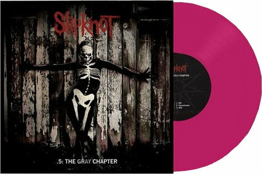 Vinyl Record Slipknot - .5: The Gray Chapter (Pink Vinyl) (2 LP) - 3