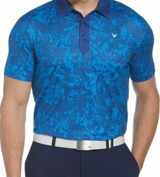 Polo Shirt Callaway Mens All Over Abstract Camo Printed Polo Limoges XS - 3