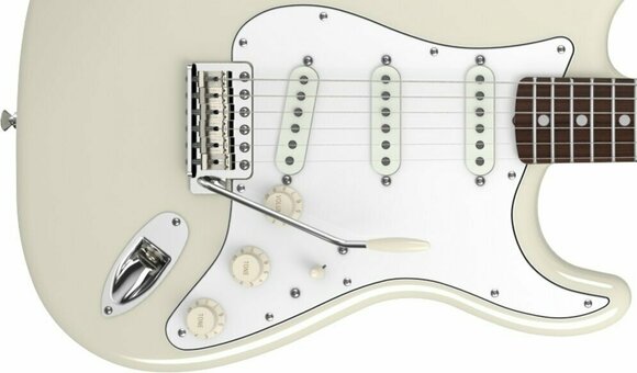 Electric guitar Fender American Vintage '65 Stratocaster Rosewood f. Olympic White - 2