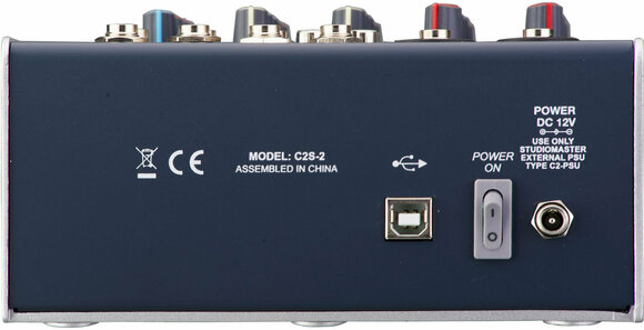Analógový mixpult Studiomaster C2S-2 USB - 4
