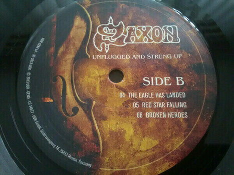 Vinyl Record Saxon - Unplugged And Strung Up (2 LP) - 3