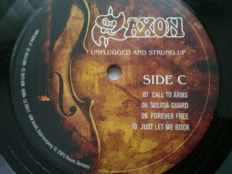 Vinyl Record Saxon - Unplugged And Strung Up (2 LP) - 4