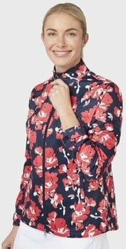 Pulover s kapuco/Pulover Callaway Women Floral Softshell Peacoat Logo M - 4