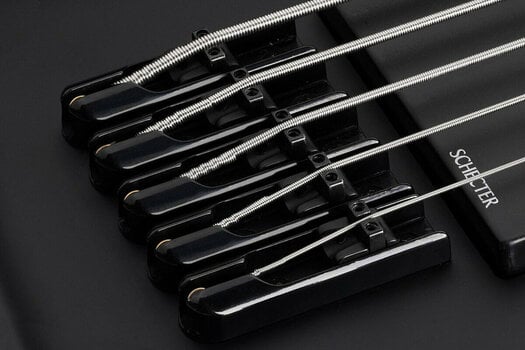 5-string Bassguitar Schecter Stiletto Stealth-5 Satin Black - 4