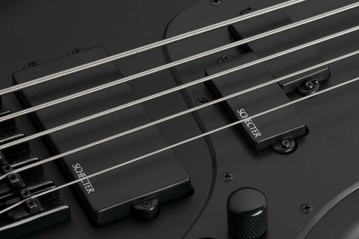 5-saitiger E-Bass, 5-Saiter E-Bass Schecter Stiletto Stealth-5 Satin Black - 5