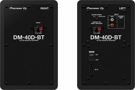 2-pásmový aktivní studiový monitor Pioneer Dj DM-40D-BT - 3