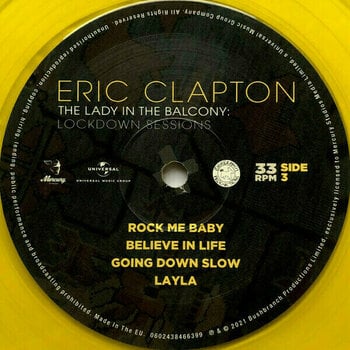 Δίσκος LP Eric Clapton - The Lady In The Balcony: Lockdown Sessions (Coloured) (2 LP) - 4