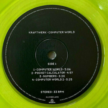 Vinylplade Kraftwerk - Computer World (Yellow Coloured) (LP) - 2