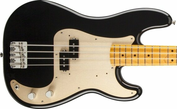4-kielinen bassokitara Fender 50s Precision Bass Lacquer Black - 3