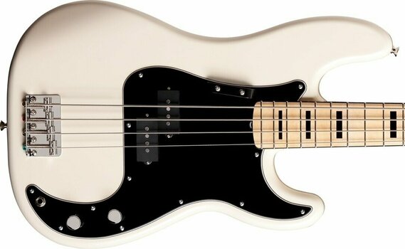 Elektrische basgitaar Fender 70s Precision Bass Olympic White - 3