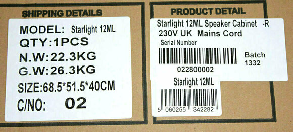 Boxă activă Studiomaster Starlight 12ML - 2