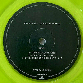 LP Kraftwerk - Computer World (Yellow Coloured) (LP) - 3