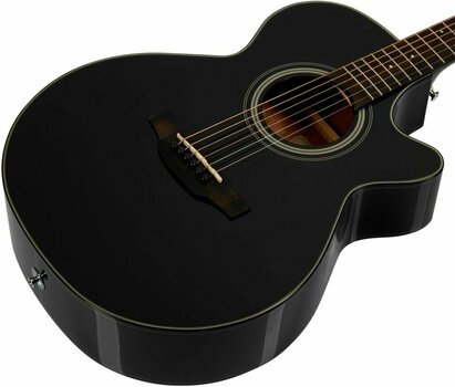 Elektroakusztikus gitár Takamine GF15CE Fekete - 5