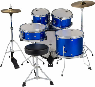 Conjunto de tambores júnior DDRUM D1 Jr 5-Piece Complete Drum Kit Conjunto de tambores júnior Azul Cobalt Blue - 3