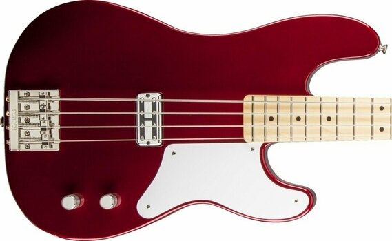 4-string Bassguitar Fender Cabronita Precision Bass Candy Apple Red - 3