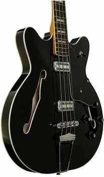Basse semi-acoustique Fender Coronado Bass Black B-stock - 4