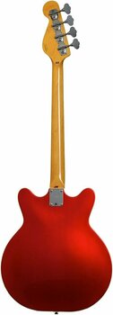 Félakusztikus basszusgitár Fender Coronado Bass Candy Apple Red - 5