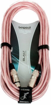 Cablu complet pentru microfoane Bespeco LZMB600 Roz 6 m - 2