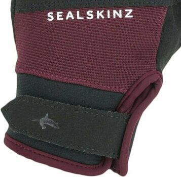 Cyklistické rukavice Sealskinz Waterproof All Weather MTB Glove Black/Red XL Cyklistické rukavice - 2