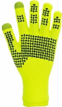 Pyöräilyhanskat Sealskinz Waterproof All Weather Ultra Grip Knitted Glove Neon Yellow S Pyöräilyhanskat - 2
