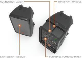 Draagbaar PA-geluidssysteem JBL EON208P Draagbaar PA-geluidssysteem - 7