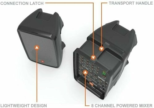 Prenosný ozvučovací PA systém JBL EON208P Prenosný ozvučovací PA systém - 8