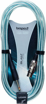 Microphone Cable Bespeco LZMA450 Blue 4,5 m - 2