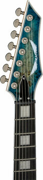 Guitare électrique Dean Guitars Exile Select Floyd 7 St Burl Poplar Satin Turquoise Burst - 5