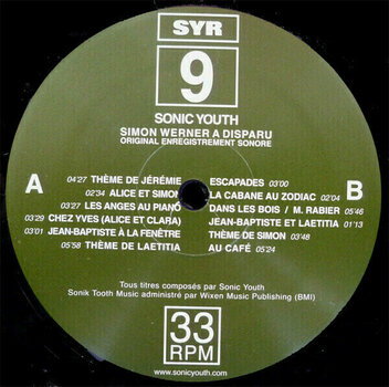 Vinyl Record Sonic Youth - Simon Werner A Disparu (LP) - 2