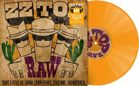Płyta winylowa ZZ Top - Raw (‘That Little Ol' Band From Texas’ Original Soundtrack) (Tangerine Vinyl) (Indies) (LP) - 2