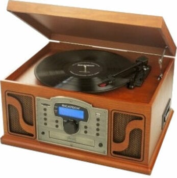 Retro turntable
 Ricatech RMC250 6 in 1 Music Center Paprika - 3