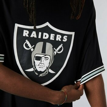 Las Vegas Raiders Bluza NFL Team Logo Oversized Mesh T-shirt Black