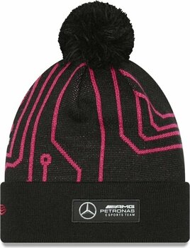 Bonnet d'hiver Mercedes-Benz Replica All Over Print Cuff Knit Bobble Black/Red UNI Bonnet d'hiver - 2