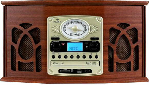 Retro gramofon Auna NR-620 Rjav - 3