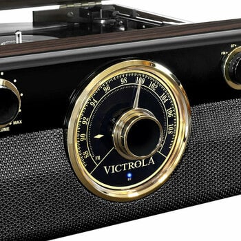 Ретро грамофон Victrola VTA 240B ESP Кафяво - 2
