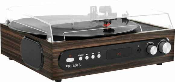 Gira-discos retro Victrola VTA 65 ESP Brown Gira-discos retro - 2