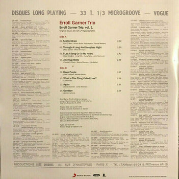 Disco in vinile Erroll Garner - Erroll Garner Trio Vol. 1 (LP) - 3