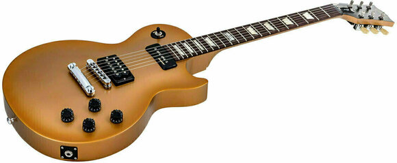 Elektromos gitár Gibson Les Paul Futura 2014 w/Min E Tune Bullion Gold Vintage Gloss - 2