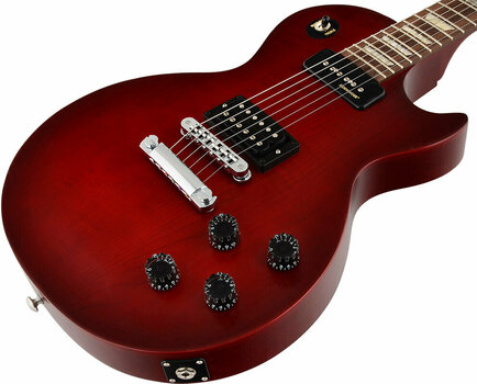 Elektriska gitarrer Gibson Les Paul Futura 2014 w/Min E Tune Brilliant Red Vintage Gloss - 3