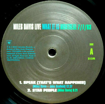 Vinyl Record Miles Davis - Live In Montreal (RSD 22) (2 LP) - 2