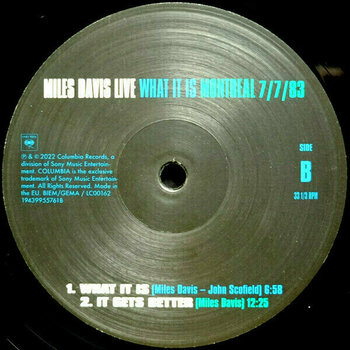 Disque vinyle Miles Davis - Live In Montreal (RSD 22) (2 LP) - 3
